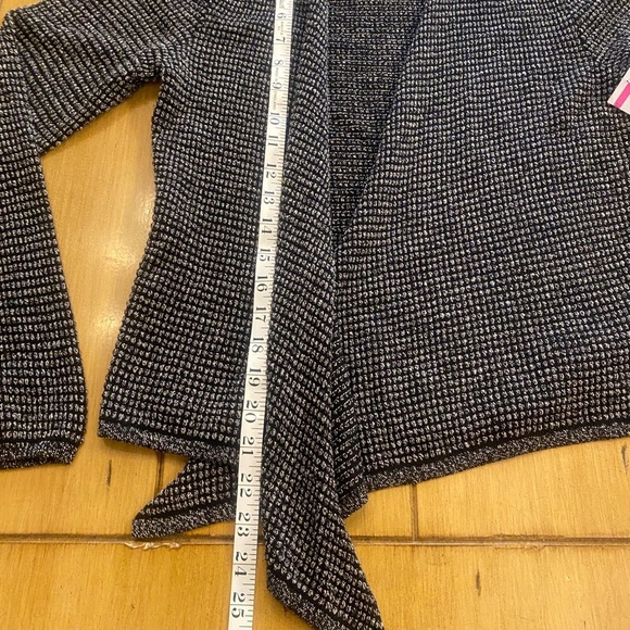 Nic & Zoe Knit Cardigan Sweater black white New size small - Picture 10 of 16